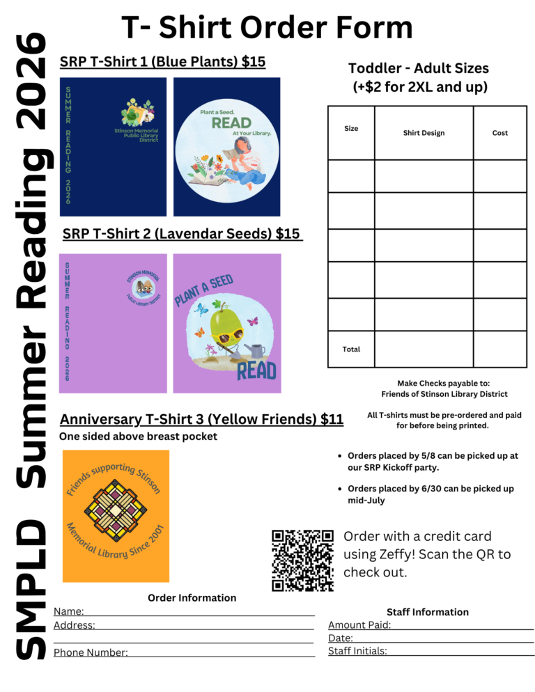T- Shirt Order Form (1)